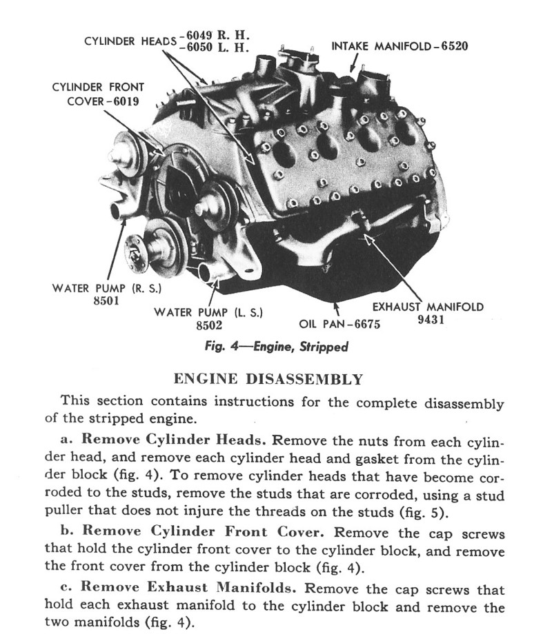 Ford Flathead V8 Engine Overhaul Section 113 Pg 1